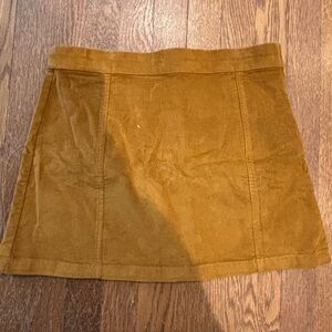 J Crew Factory Girls’ Corduroy A line skirt (Golden Brandy), Size 16 (Girls)